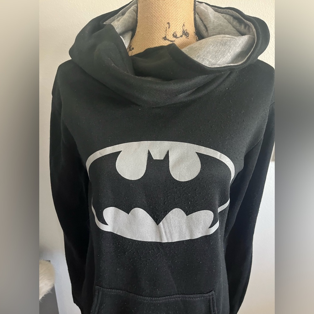 Batman Women’s fleece Sweatshirt hoodie - Picture 2 of 4